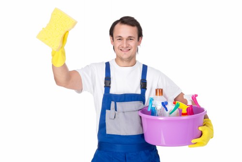 Routine commercial cleaning for a Stockwell workplace entrance