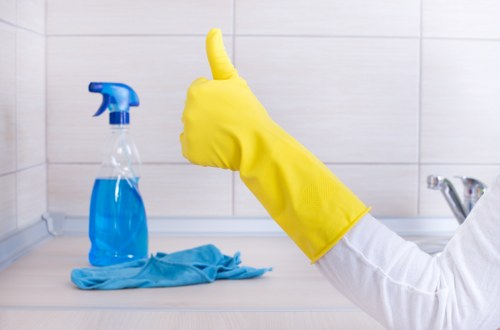 Customer agreement document with cleaning terms and conditions