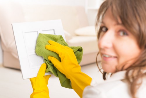 Professional Stockwell cleaning service maintaining a tidy living space