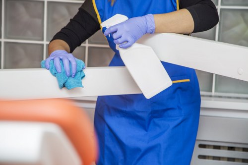Professional workplace cleaning in a Stockwell commercial building